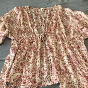 🛍🎀bundle and save BoHo kimono with tie